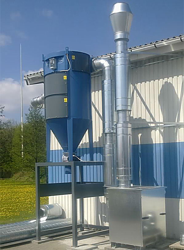 Filtračné cyklóny na separáciu prachu