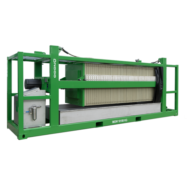 Filtračné lisy s rámom